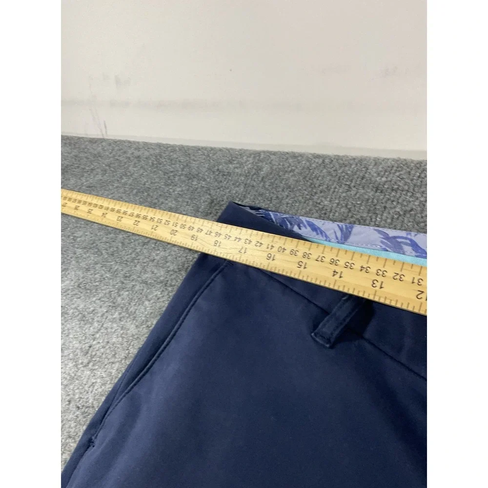 Tommy Bahama Men's Chino Pants 35x30 Navy Blue Flat Front Casual Island Zone